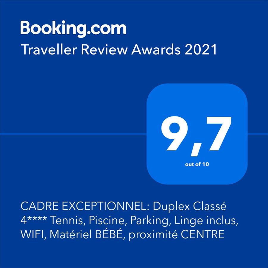 Cadre Exceptionnel: Duplex Classe 4**** Tennis, Piscine, Parking, Linge Inclus, Wifi, Materiel Bebe, Proximite Centre Deauville Ngoại thất bức ảnh
